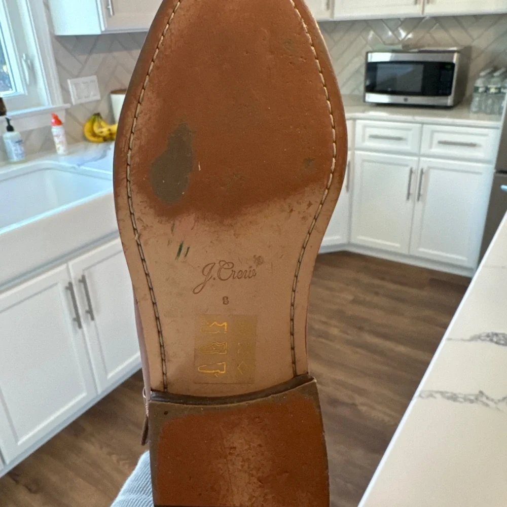 Jcrew knee length leather boots